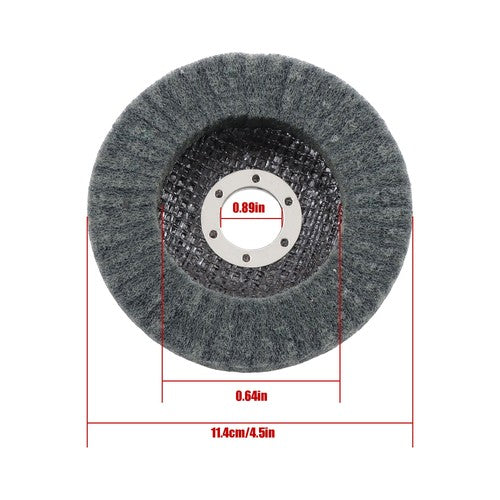 DURAFORCE 10 Pcs 4-1/2" Scour Flap Discs 320 & 600 Grit Sanding Discs for Angle Grinder