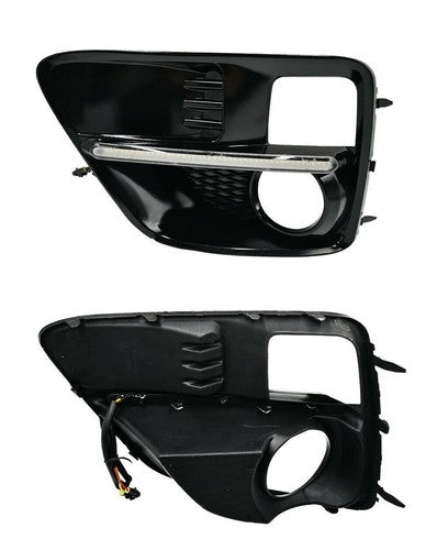 DURAFORCE LED Fog Lights & Covers Daytime Running Light DRL For 2015-2017 Subaru WRX STI