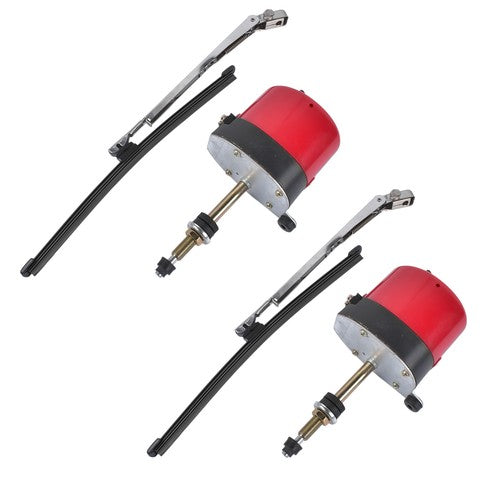 DURAFORCE Stainless Windshield Wiper Motor Kit for Street Hot Rod Universal Boat Chevy
