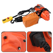 DURAFORCE 2200lbs Electric Chain Hoist 110V 10ft Lifting Height,10ft Wired Remote Control