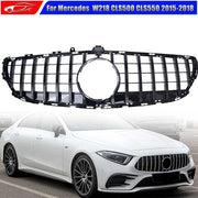 DURAFORCE Front Grille For Mercedes Benz CLS500 CLS550 W218 2015-2018 Black