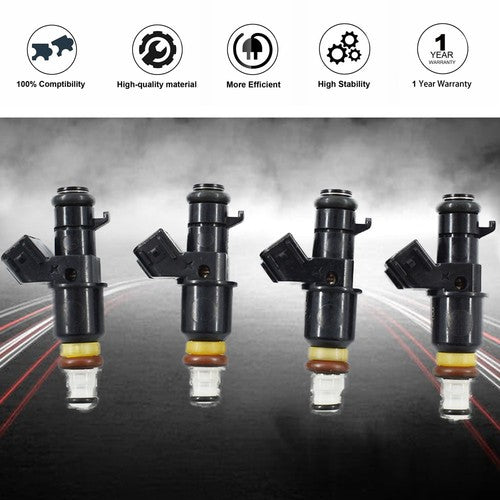 DURAFORCE 16450-PPA-A01 Fuel Injectors Fit For 02-04 Honda CRV CR-V 2.4L L4