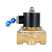 DURAFORCE AC 110V 120V Volt NC 1" NPT Electric Solenoid Valve Brass Water Air Gas