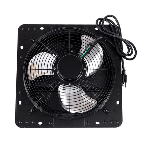 DURAFORCE High Speed 1600RPM 900CFM 1.7m Power 12'' Shutter Wall-Mount Attic Exhaust Fan