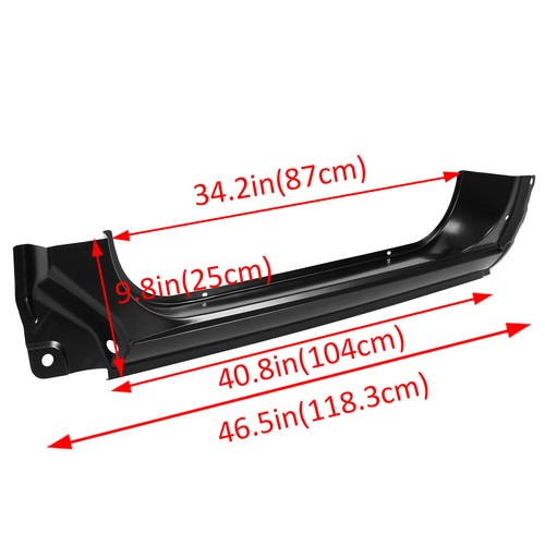 Outer Rocker Panels For 1973-87 Chevy GMC C K Pickup 1973-91 Blazer Jimmy