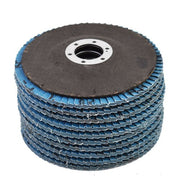 DURAFORCE 10 PACK 4-1/2" X 7/8" 120 GRIT PREMIUM ZIRCONIA FLAP DISC SANDING GRINDING New