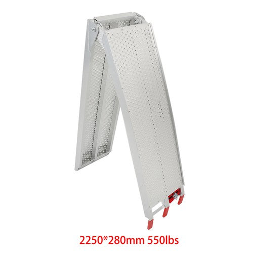 DURAFORCE For SUV Trailer Dirt Bike 1PC 7.5FT x 6" 750LBS Folding Motorcycle Loading Ramp