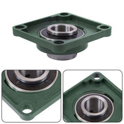 DURAFORCE 10 Pack UCF208-24 Pillow Block Bearing 1 1/2" Bore 4-Bolt Self-Alignment