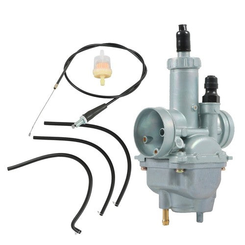 DURAFORCE Carburetor & Throttle Cable For Kawasaki Bayou 220 250 1988-2011 KLF220 KLF250A