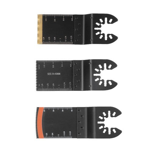 DURAFORCE Universal Multi Tool Blades Titanium & HCS Oscillating Saw Blades Set of 105