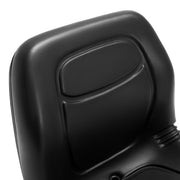 DURAFORCE Black Seat For John Deere Lawn Mowers Excavator Forklift Gators Skid Steers