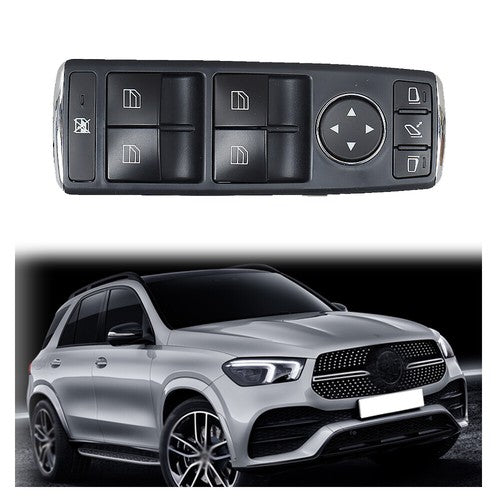 DURAFORCE Power Window Switch Fit For 12-19 Mercedes-Benz GLA GLE ML GL A B G Series Black