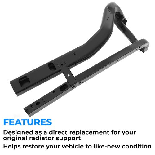 Left Radiator Support Steel Rail for Ram 1500 2500 3500 2009 2010 24 68095951AG