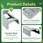 DURAFORCE Tractor Hood For Ford 2N 9N 8N # 8N16612 Heavy Duty Steel Gray w/ Battery Door