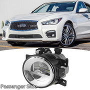 DURAFORCE Fit 2014-2021 Infiniti Q50 QX60 QX80 Q70 Q70L LED Fog Light Passenger Side RH