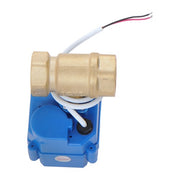 DURAFORCE Solid Motorized Ball Valve 3/4in Standard Port Brass 9-24V NC Auto Return