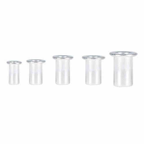 DURAFORCE 150 Pack Aluminum Rivet Nut Kit Rivnut Nutsert Standard Inch SAE Imperial