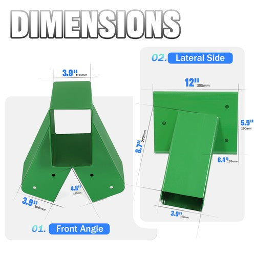 1 2 3 A Frame For Swing Set With All Hardware 2 Brackets