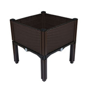 DURAFORCE Raised Garden Bed Outdoor Elevated Planter Box Herbs Flowers Plants Vegetables