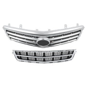 DURAFORCE Fit For Cadillac ATS 2013-2014 Matte Black Front Bumper Grille+Lower Grille