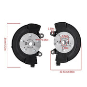 DURAFORCE 2× Steering Knuckle & Wheel Hub Bearing Assembly For Honda CR-V L4 2.4L 2007-09