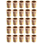 DURAFORCE 3/8-16 Carbon Steel Rivet Nut Flat Head Threaded Insert 50Pcs