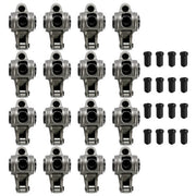 DURAFORCE For Chevy SBC 267 350 1.6 Ratio 7/16" Full Roller Rocker Arms No Self-Aligning