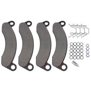 DURAFORCE BRAKE PAD KIT 10K-12K AXLE FOR K71-180-00 DEXTER CALIPER 2 WHEELS Semi-Metallic