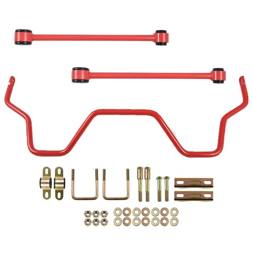 DURAFORCE New Red Rear Suspension Sway Bar Kit For Toyota Tundrar 07-20 4.6L5.7L Series
