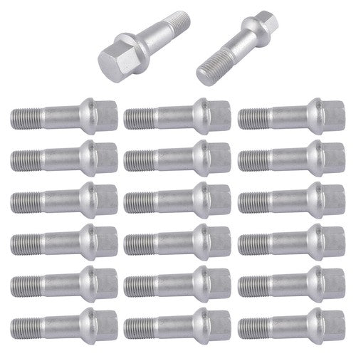 DURAFORCE A0009900907 Wheel Lug Bolts Nuts (×20) Set for Mercedes-Benz S500 S55 AMG CL600
