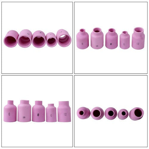 DURAFORCE TIG Torch Gas Lens Collet Body Kit 67pcs for DB SR WP17 18 TIG Welding Torch