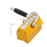 DURAFORCE 440lbs/200kg Permanent Magnetic Lifter 2.5 Safety Factor Lifting Magnet Yellow