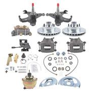 DURAFORCE For Chevy C10 Suburban Base Truck Front Disc Brake Conversion Kit 6 Lug Wheels