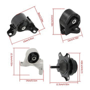 DURAFORCE Manual Motor & Transmission Mount Set 4PCS Fit For Honda Civic 2002-2004 1.7L