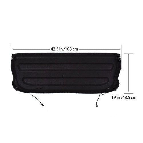 DURAFORCE New Non Retractable Cargo Cover Shield Shade Tonneau Fit For 2015-2019 Honda