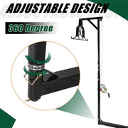 DURAFORCE Truck 2" Hitch Game Hoist 600LB Big Game Hunting Deer Hoist Winch Lift w/Gambrel