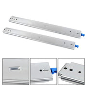 DURAFORCE 1 Pair With Lock Heavy Duty Drawer Slides 28 Inch 500 Lbs Extension Rails Rail