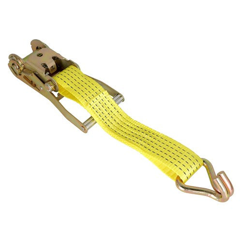 DURAFORCE 2 In x 15 Ft Ratchet Straps With J Hook 5000 Lbs Heavy Duty Tie Downs 8 Pack