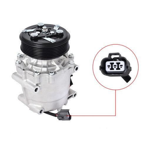 DURAFORCE For Honda Civic 2002 2003-04 2005 1.7L A/C Compressor W/Clutch CO4914AC 2004914