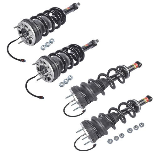 DURAFORCE 4Pcs Front Rear Shock Assys w/ Magnetic Fits Escalade Tahoe GMC Yukon XL 2021-24
