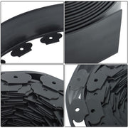 DURAFORCE 60pcs Anchoring Spik L-shaped 60FT Garden Edge Lawn Grass Stone Isolation Strip