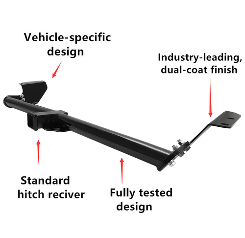 DURAFORCE For 1999-2017 Honda Odyssey Class 3 Trailer Hitch Rear Bumper Tow Receiver 2"