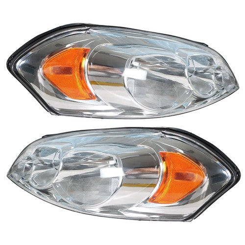 DURAFORCE LH&RH Headlights For Chevrolet Impala 2006-11 12 13/Impala Limited 14 2015 2016