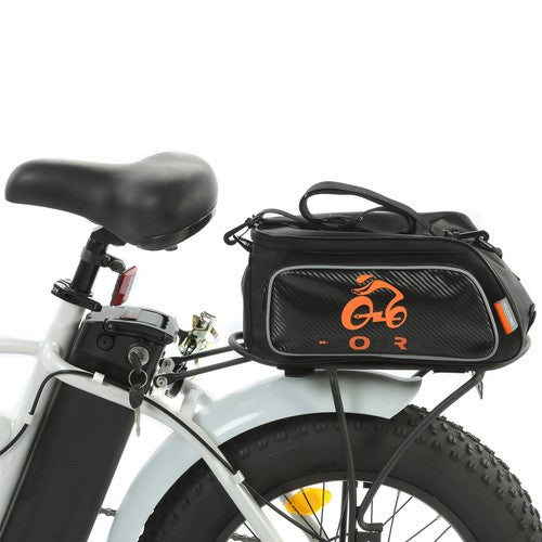DURAFORCE ECOTRIC Cycling Bicycle Rear Rack Bag Waterproof Bike Trunk Pannier Saddle Bag
