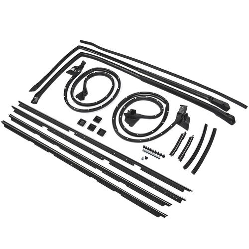 DURAFORCE 17 Pcs Door Tailgate Weatherstripping Seal Kit For any 1978-1987 Chevy El Camino
