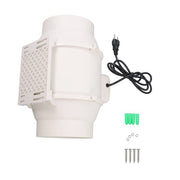 DURAFORCE 6 Inch Inline Duct Fan - 400 CFM Ventilation Exhaust Fan for Duct Vent Bathroom
