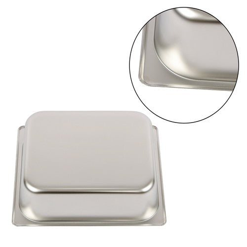 DURAFORCE Restaurant Steam Table Pans 8 Pack 1/2 Size 4 Inch Deep Thickened with Lid