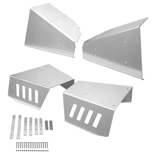 DURAFORCE For Polaris Ranger XP 900 / 1000 13-19 Front & Rear A-ARM Guards Skid Plate