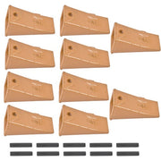 DURAFORCE X156 X156S Dirt Teeth Bucket Teeth/Tooth with P156 Roll Pins 10PCS Alloy Steel