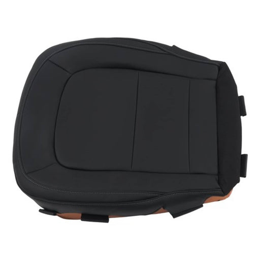 DURAFORCE Leather Black For Chevy Colorado Canyon 2015-2022 Driver Side Bottom Seat Cover